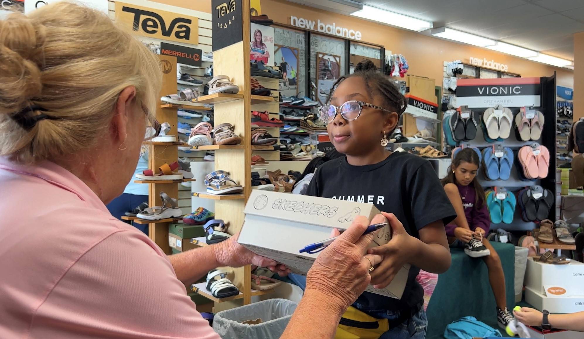 lace of love shoe distribution event