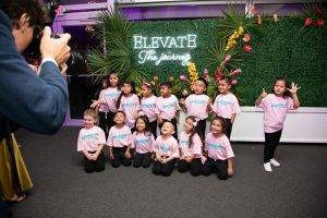 06 student performers at elevate smile for the camera