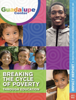 Impacting Children's Lives from Cradle to Career guadalupe center impact report 2018 cover