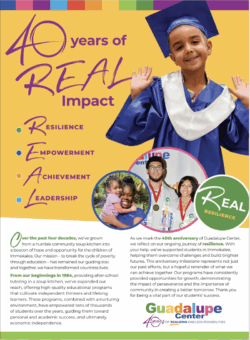 Read about the REAL Impact. 24 spring newsletter for web page 1